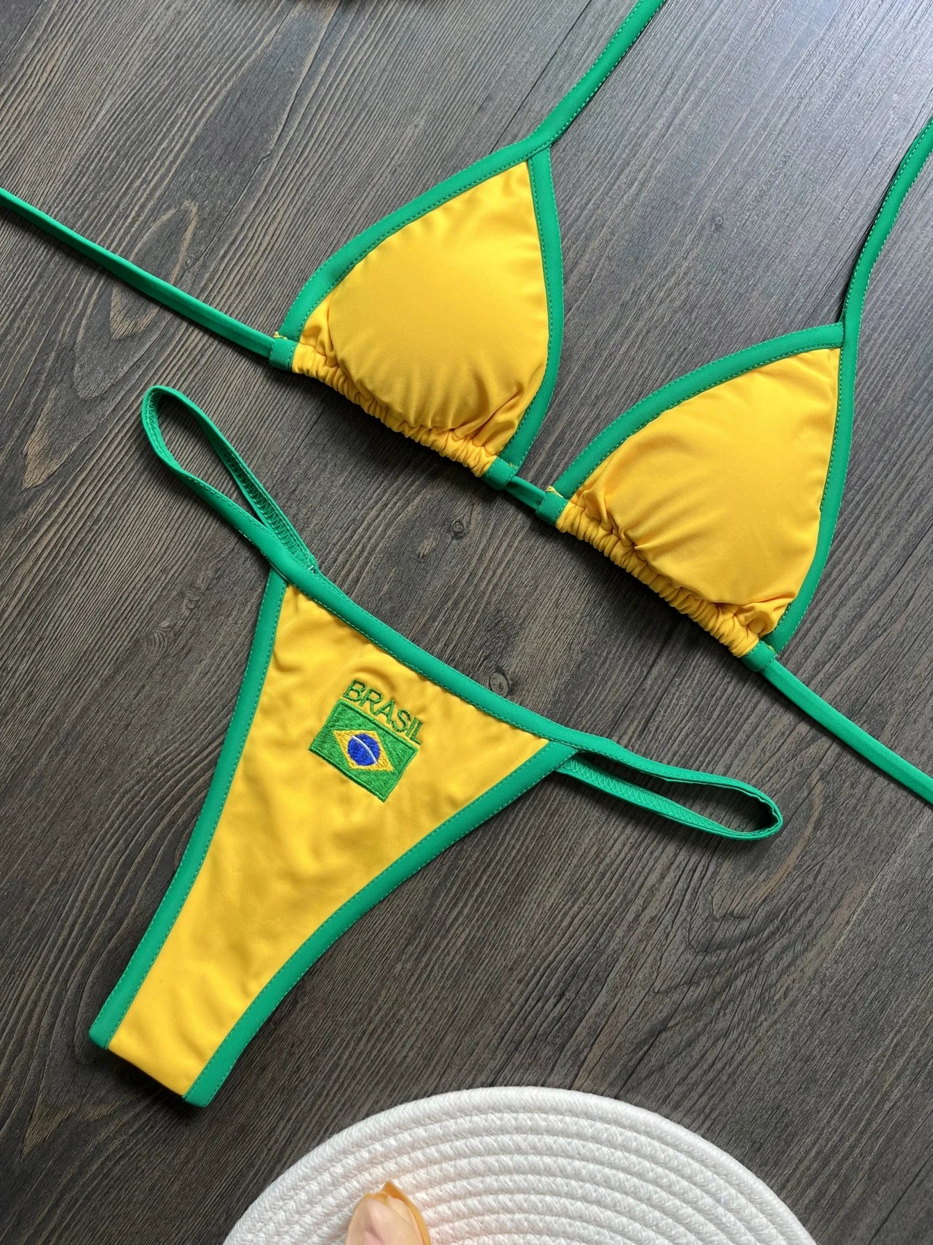 Brazil Flag Bikini Set