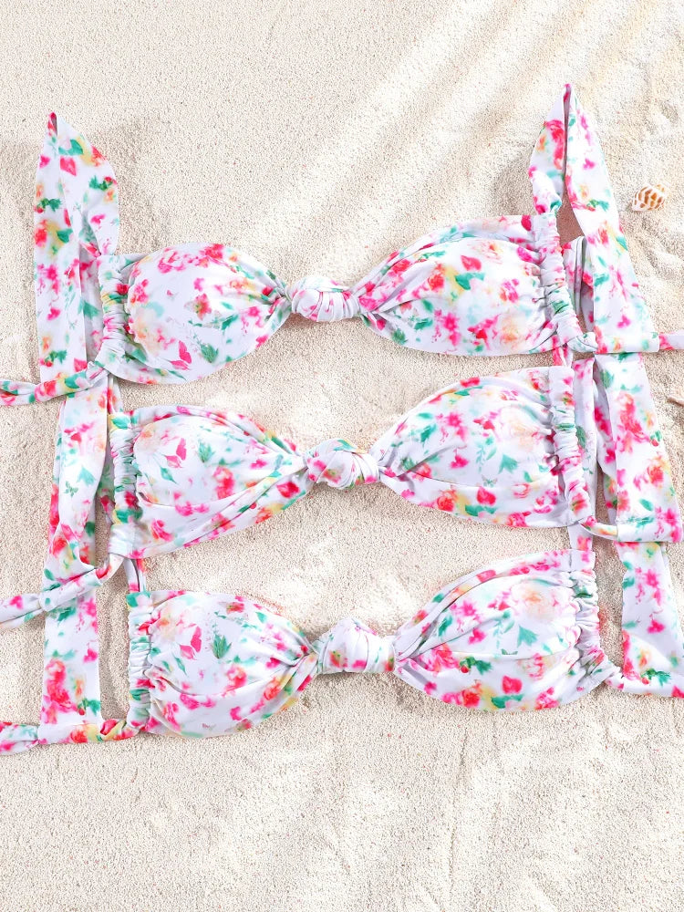 Push-Up Print Bikini Set