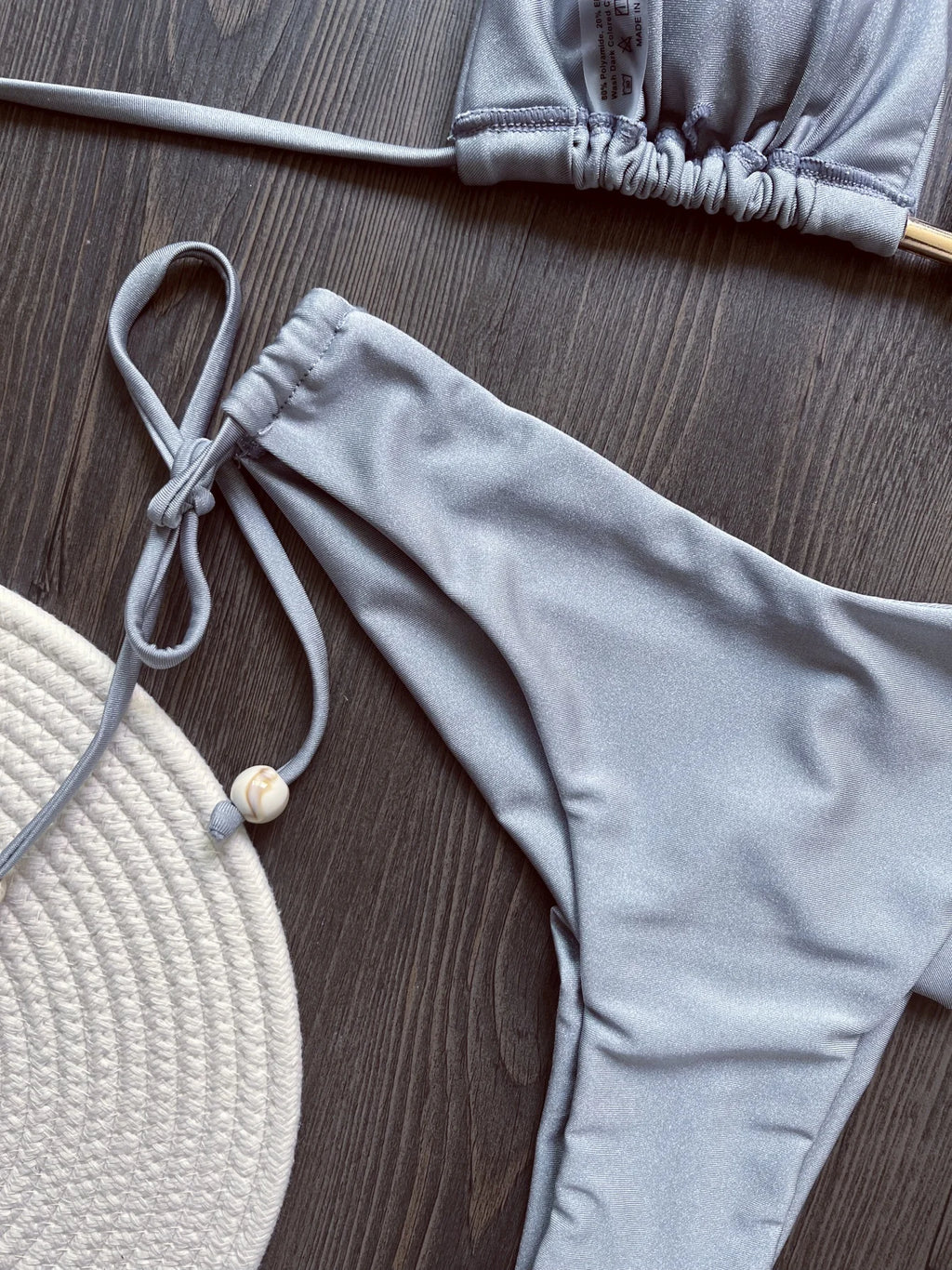 Halter Chain Triangle Bikini Set