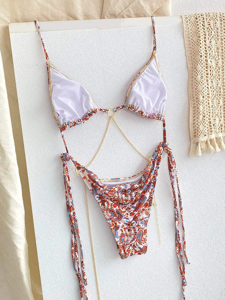 Push-Up Print Bikini Set