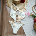 3D Floral One-Piece Swimsuit