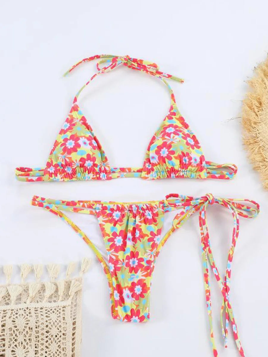 Brazilian Thong Micro Bikini Set