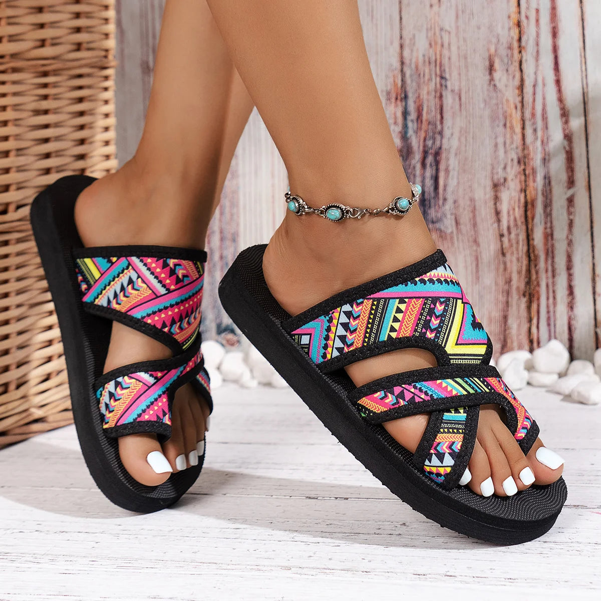 Platform Beach Sandals
