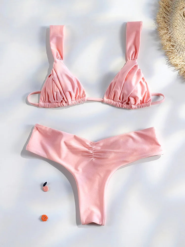 Folded Triangle Micro Bikini