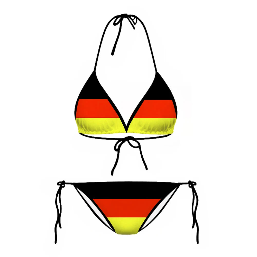 Germany Flag Bikini Set