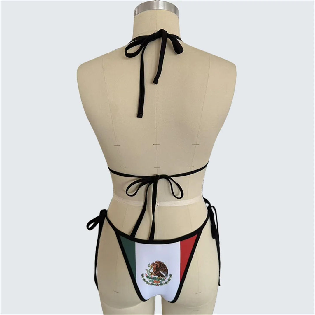 Mexico Flag Bikini Set