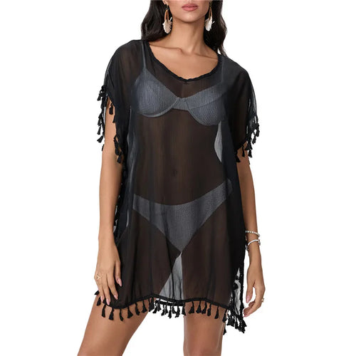Crochet Lace Beach Cover-Up