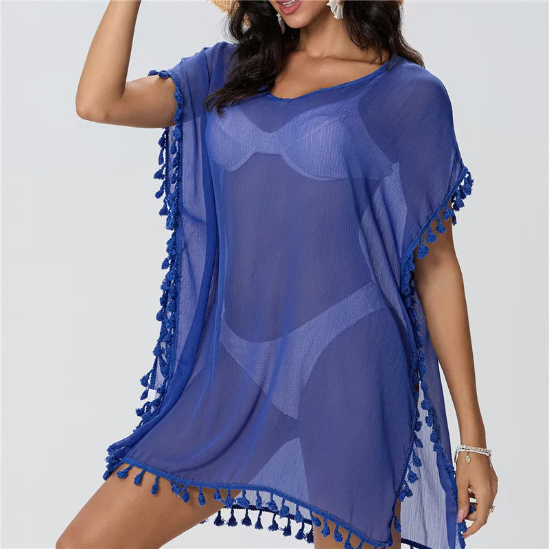 Crochet Lace Beach Cover-Up