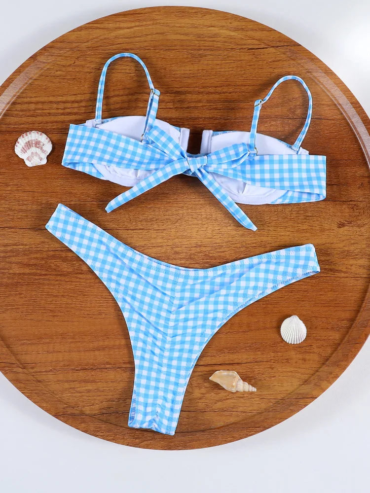 Push-Up Print Bikini Set