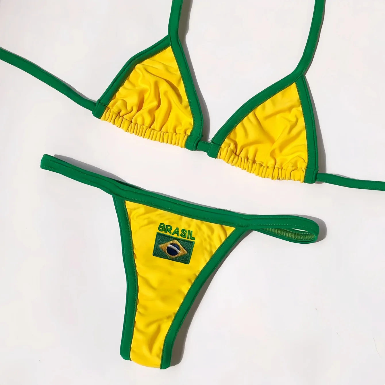 Brazil Flag Bikini Set