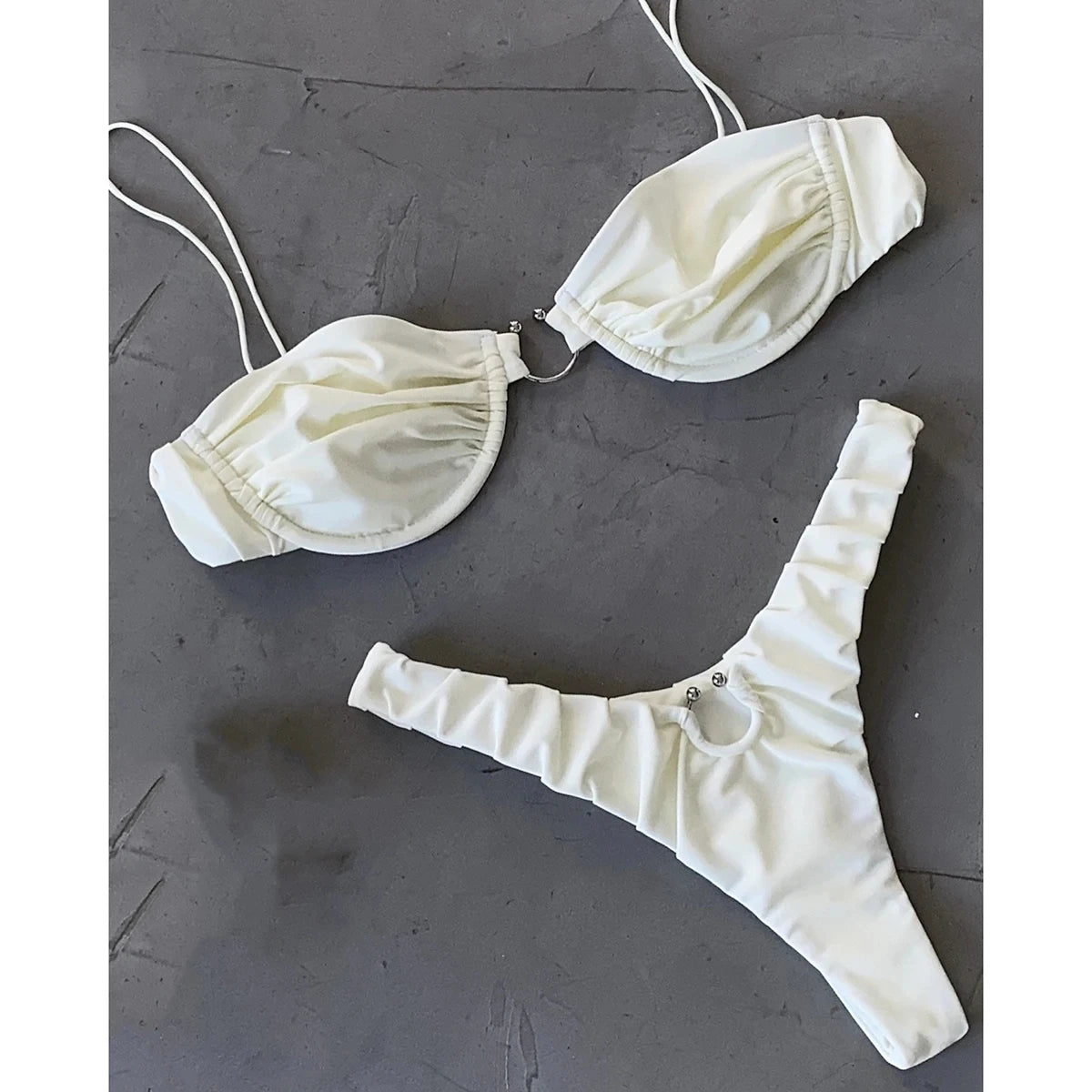 Solid Micro Bikini Set