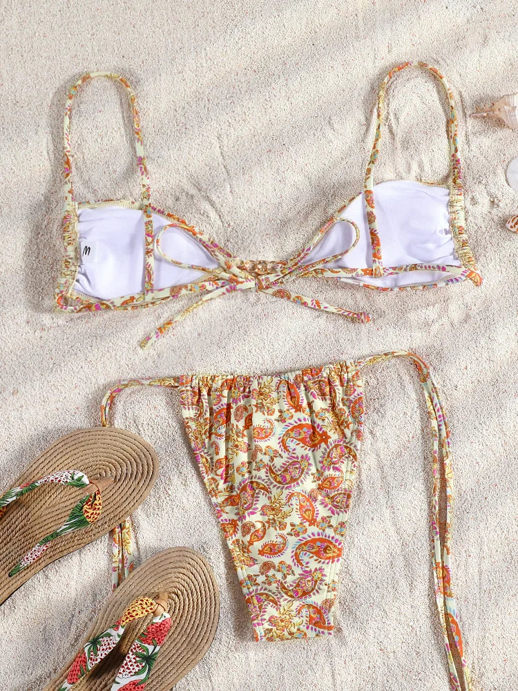 Push-Up Print Bikini Set