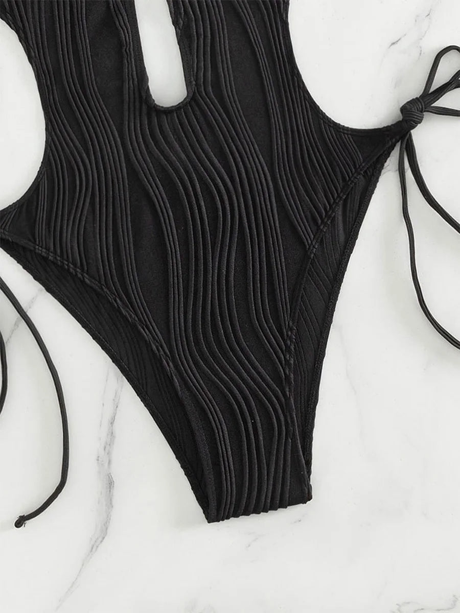 Halter V-Neck Monokini