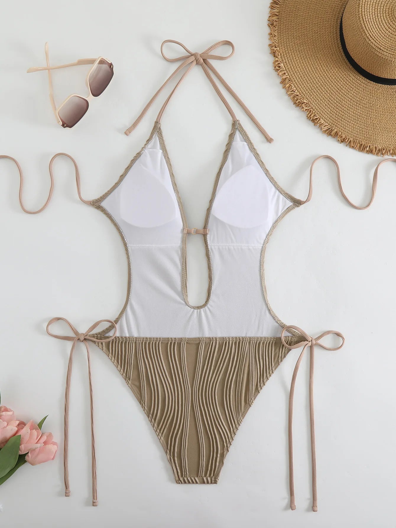 Halter V-Neck Monokini