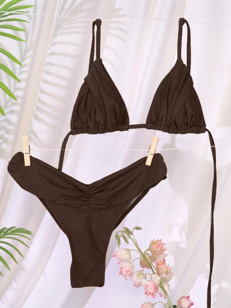 Folded Triangle Micro Bikini