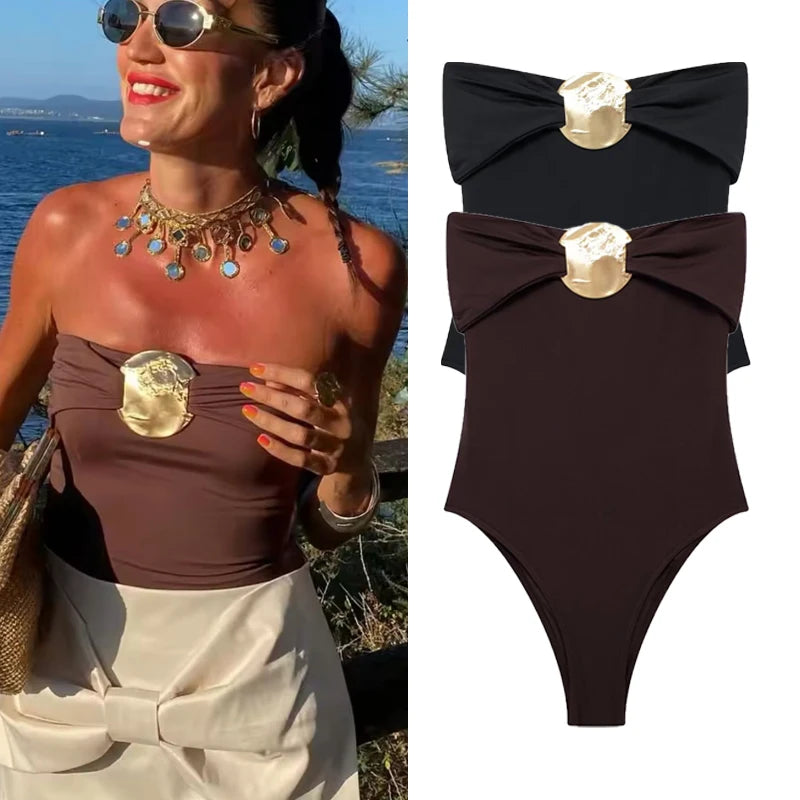 Glitter Bow Corset Bodysuit