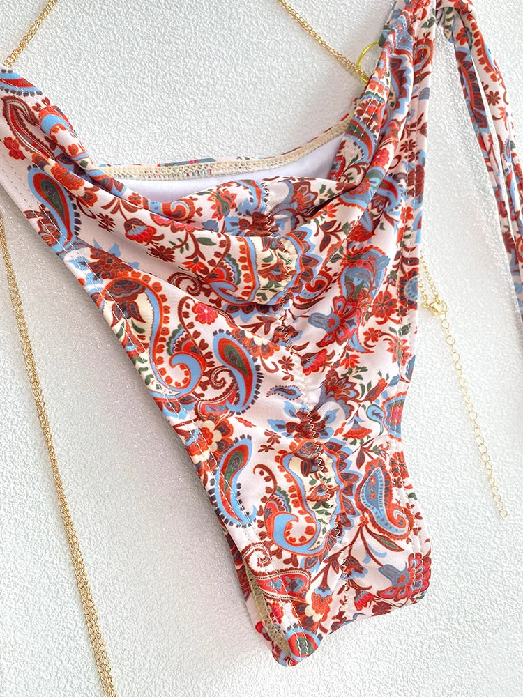 Chain Triangle Micro Bikini