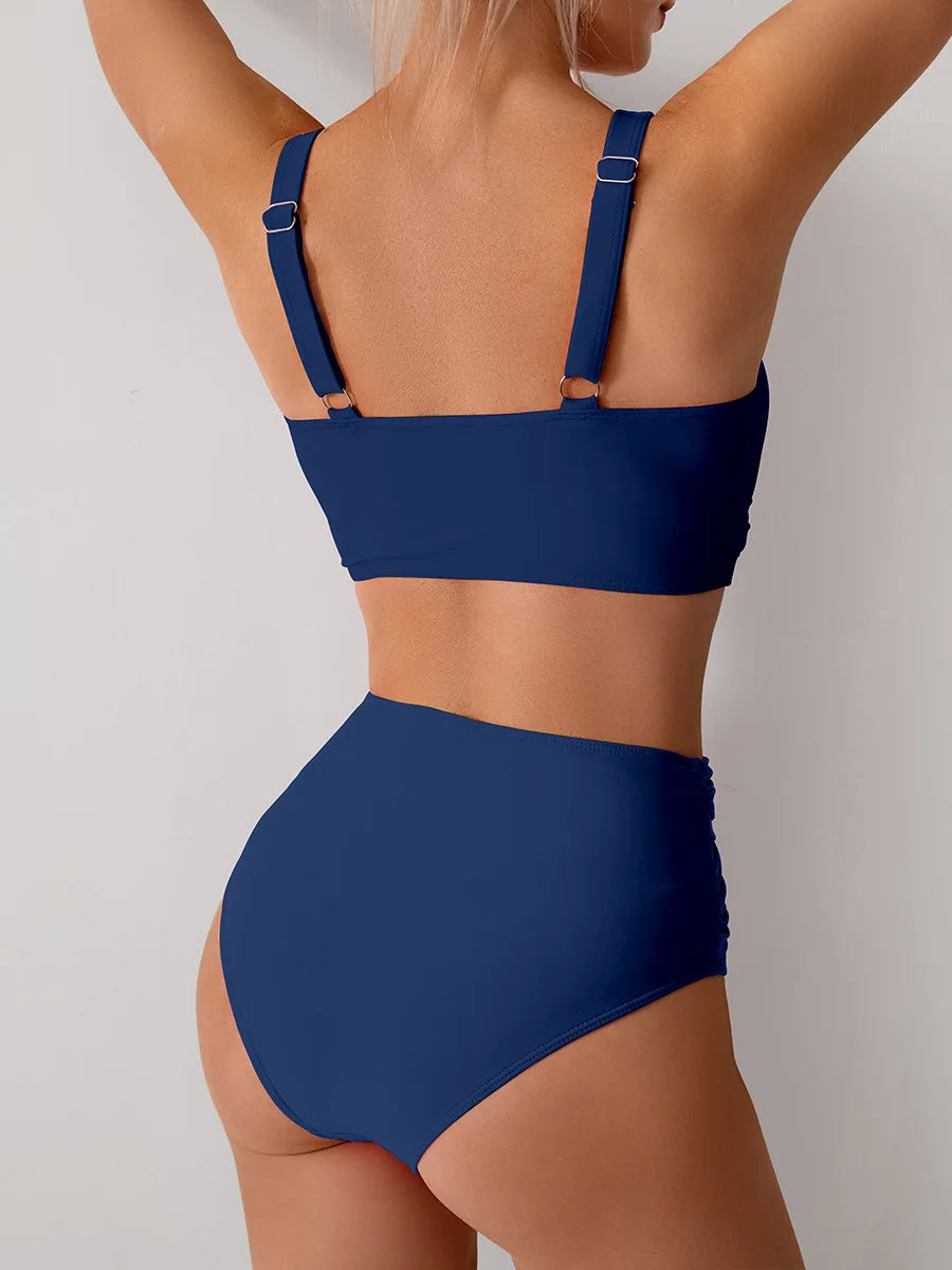 High-Waist Push-Up Bikini Set