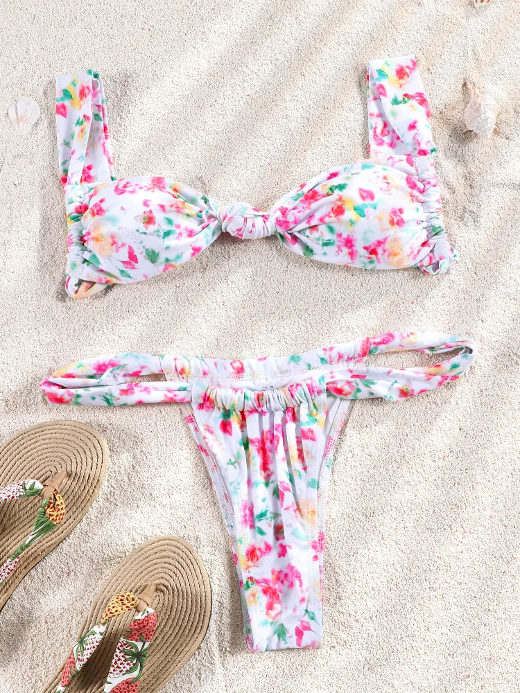 Push-Up Print Bikini Set
