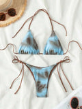 Tie-Dye Micro String Bikini