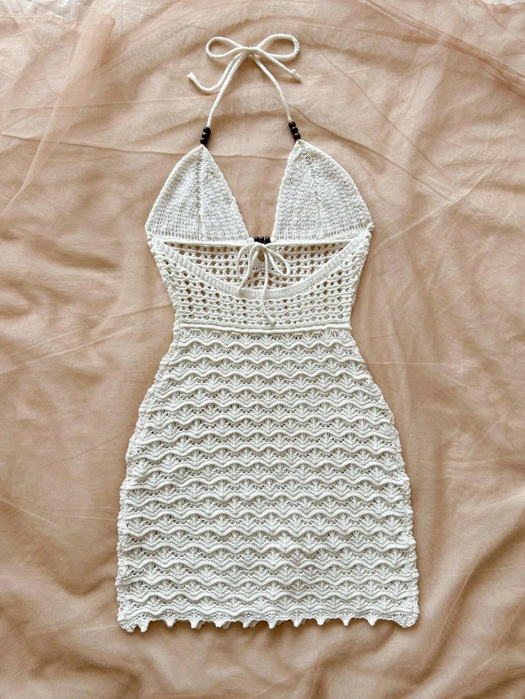 Ombre Knit Cut-Out Midi Dress