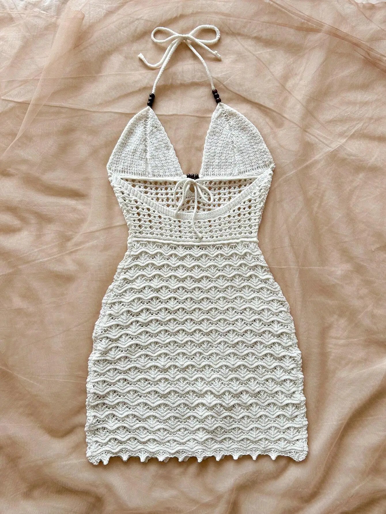 Ombre Knit Cut-Out Midi Dress