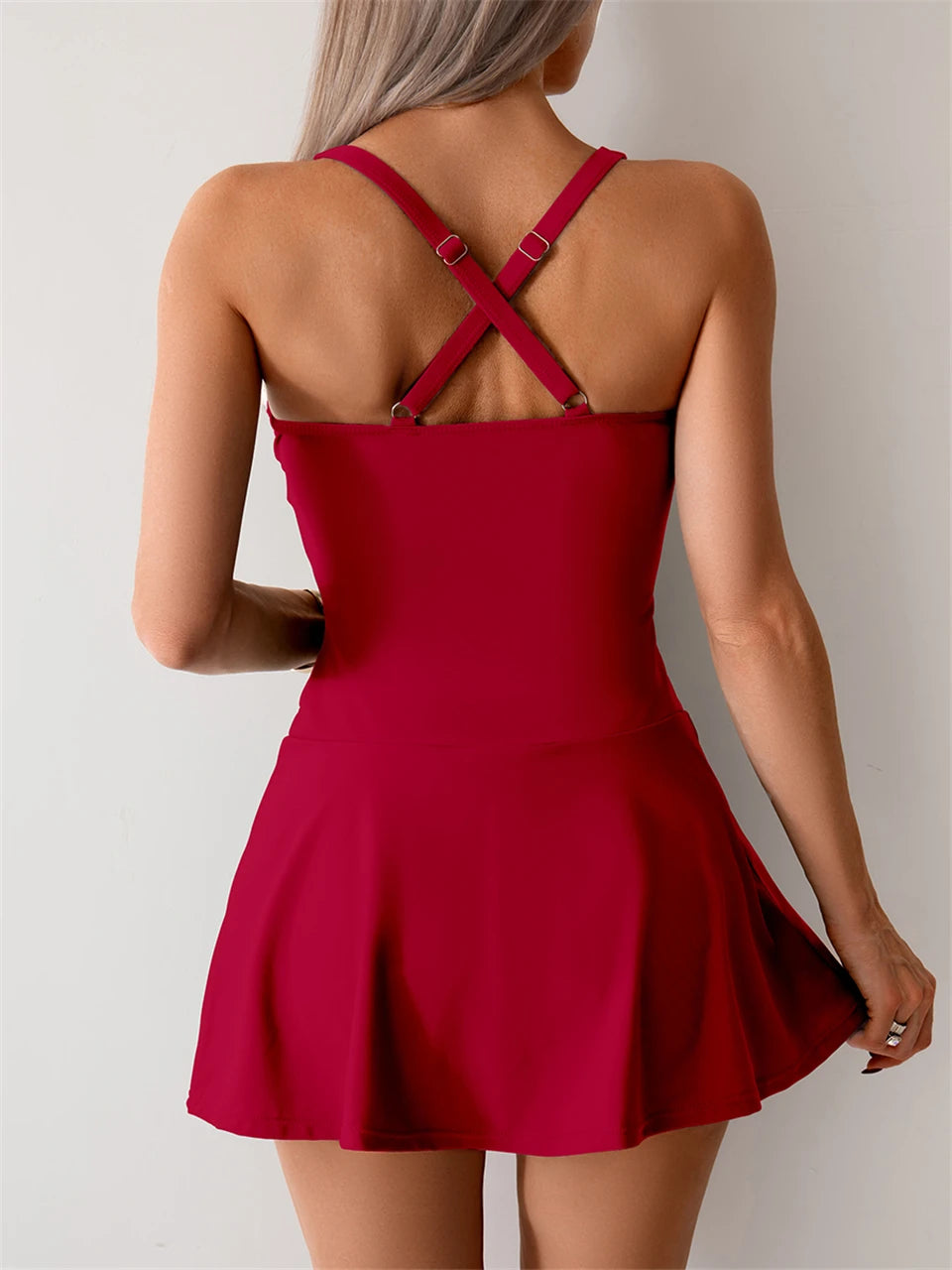 Ruched Tankini Swim Set