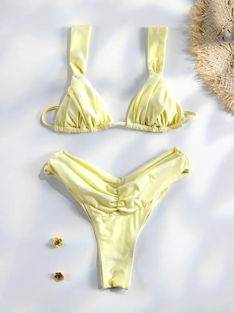 Folded Triangle Micro Bikini