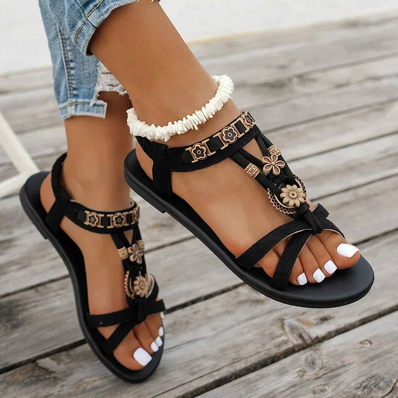 Beaded Bohemian Sandals