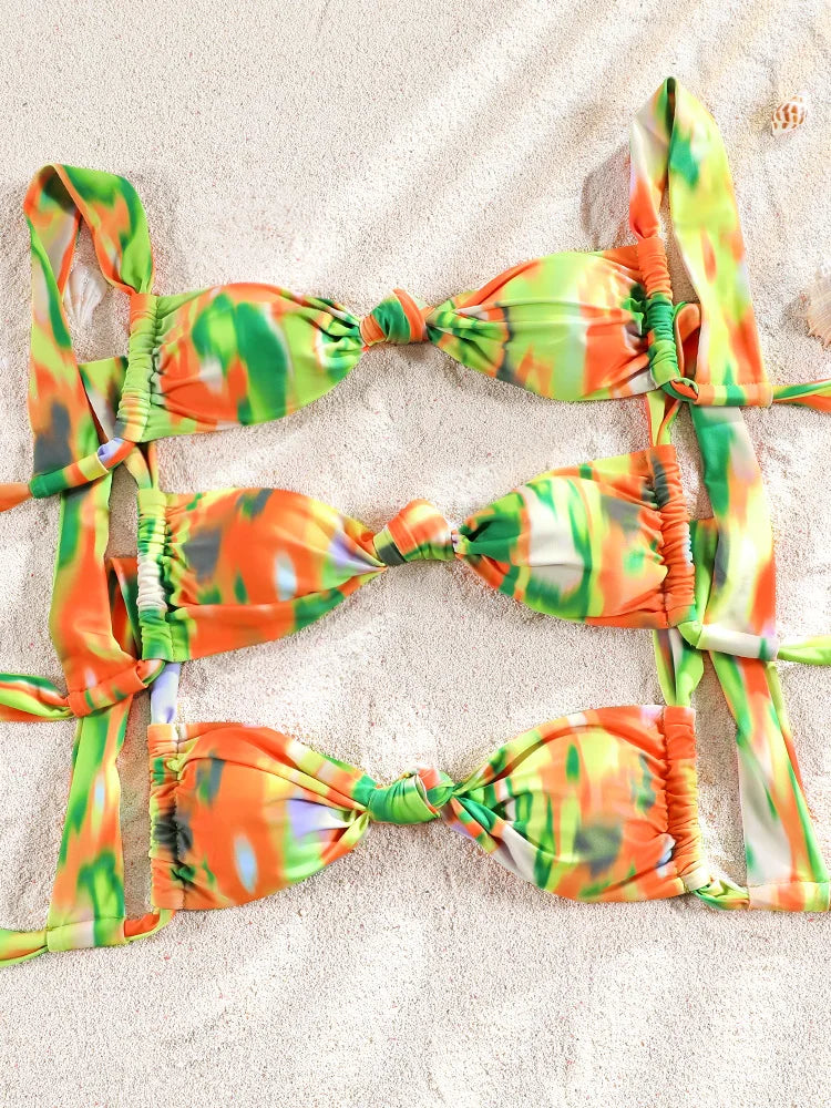 Push-Up Print Bikini Set