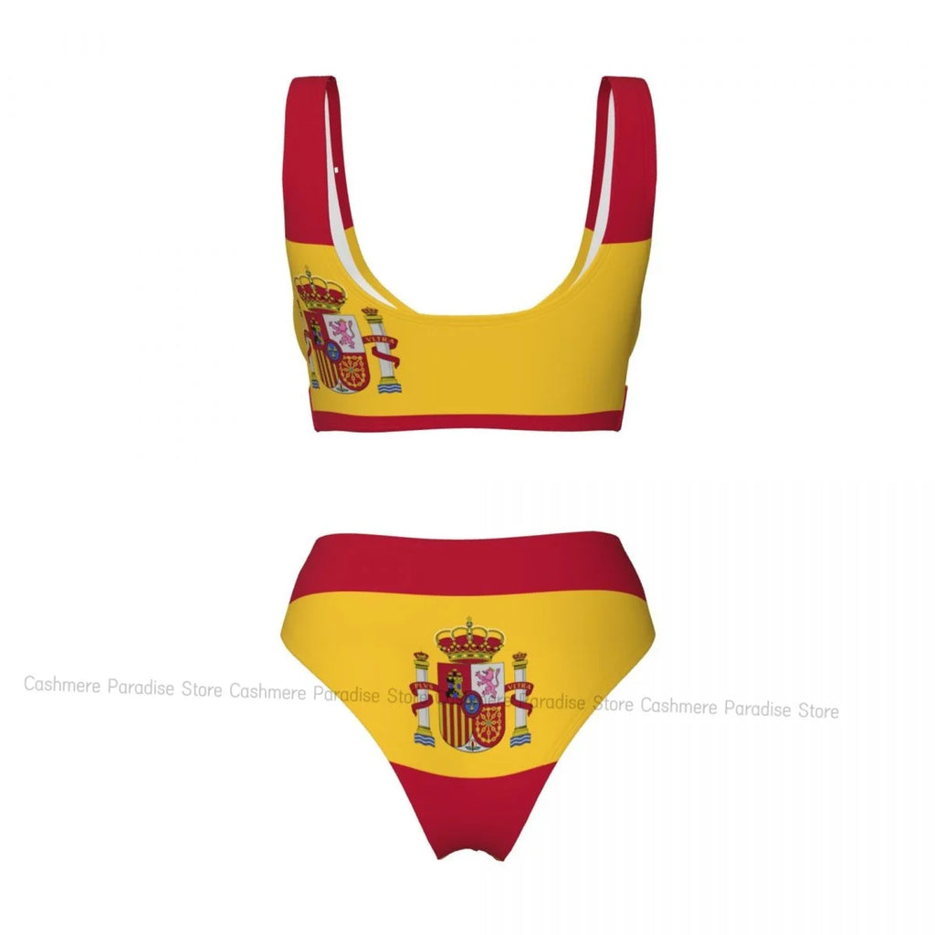 Spain Flag Bikini Set