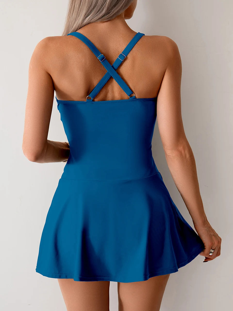 Ruched Tankini Swim Set