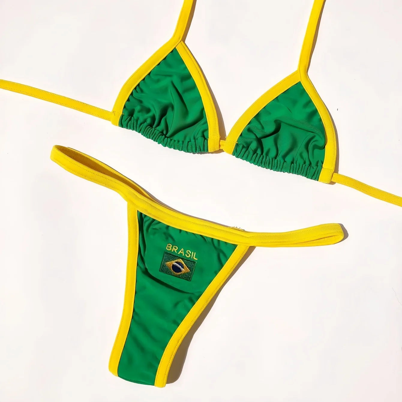 Brazil Flag Bikini Set
